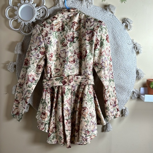 Vintage floral blazer - Picture 8 of 9